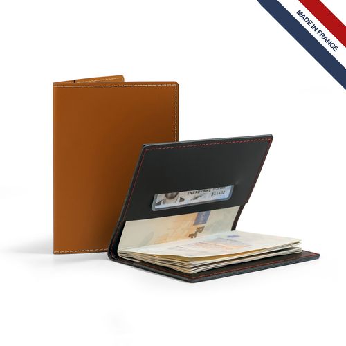 Objeo by BEWEAR - Porte-passeport cuir régé.