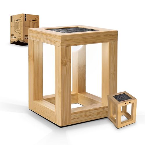 PI Design - LAMPE SOLAIRE EN BAMBOU