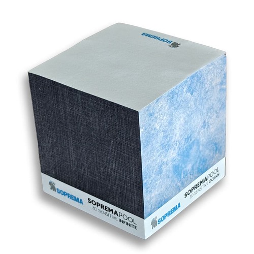 Bloc cube repositionnable – Impression quadri haute qualité