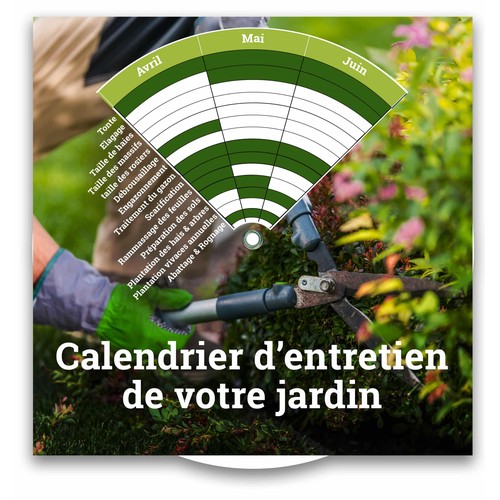 Disque Entretien Jardin – Calendrier des tâches saisonnières