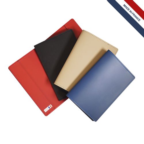 Objeo by BEWEAR - Porte-passeport cuir régé.