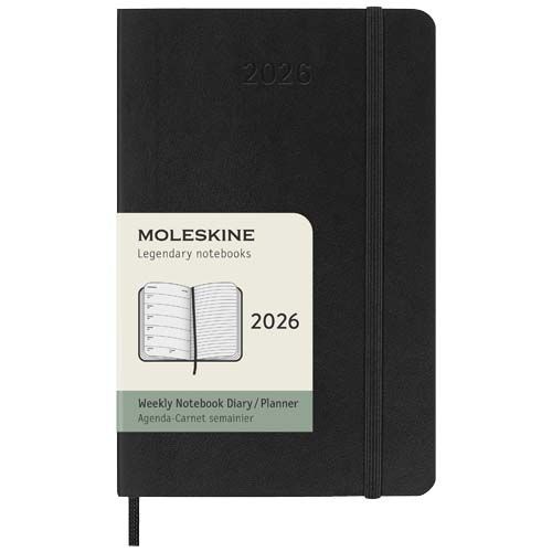 Moleskine - Agenda de poche hebdomadaire 12 mois Moleskine à couverture souple