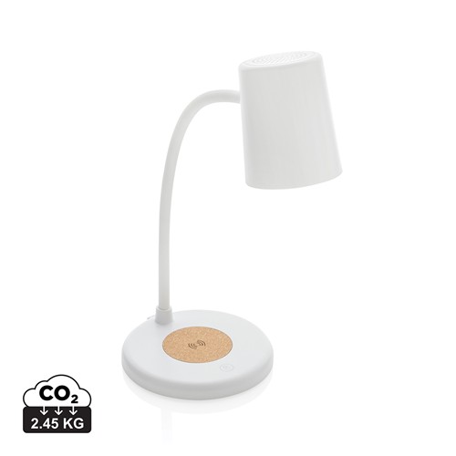 XD Collection - Lampe de bureau 15W  en liège et plastique RCS Zenara