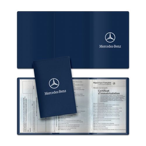 PORTE CARTE GRISE 3 VOLETS EN PVC RECYCLÉ