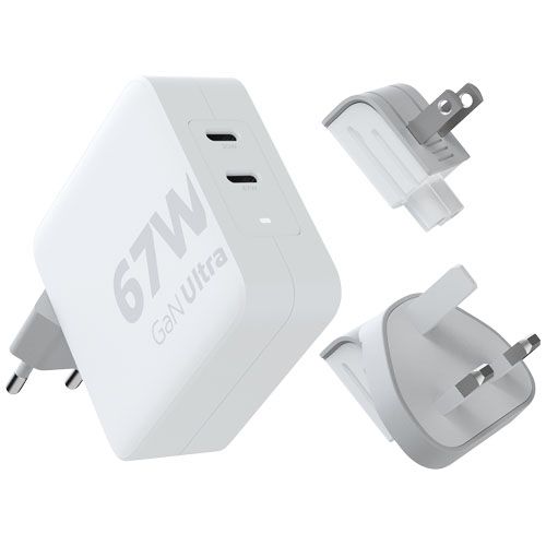 Xtorm - Chargeur de voyage Xtorm XVC2067 GaN Ultra de 67 W avec câble USB-C PD de 100 W