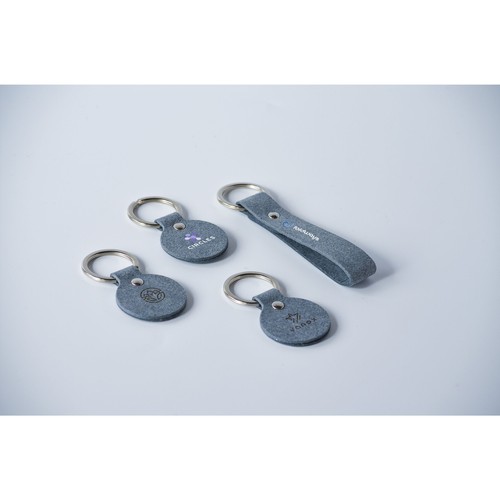 Made Out Of - Recycled Denim Textile Keyring porte-clés