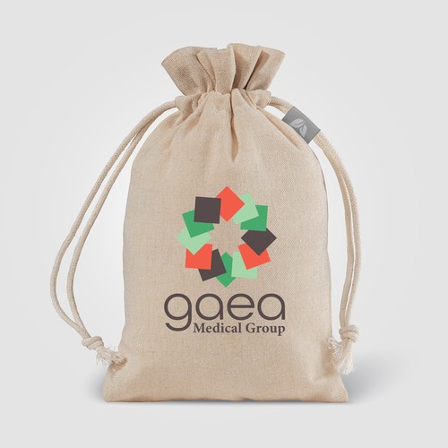 Petit Sac cadeau en coton recyclé de 105 gsm