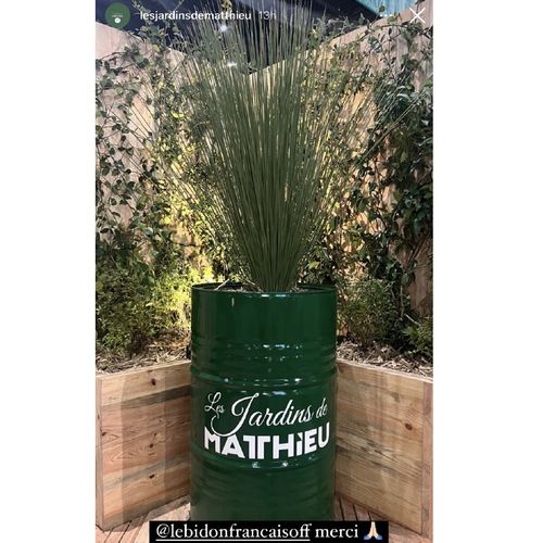 Jardinière Personnalisé | Bidon 220 litres