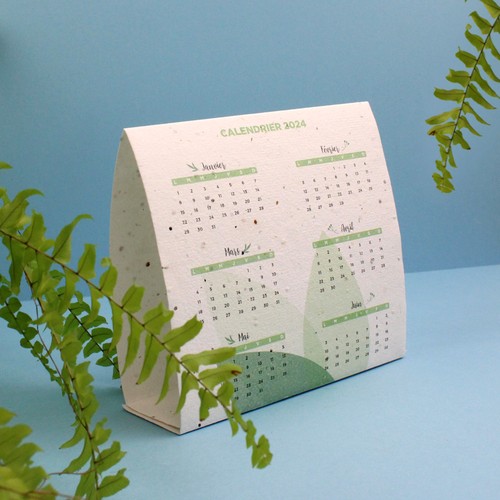 Chevalet papier graines