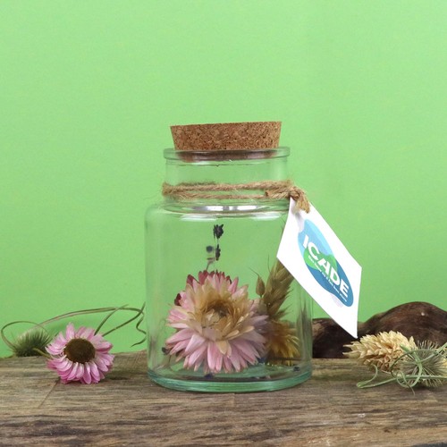 Flacon fleurs séchées