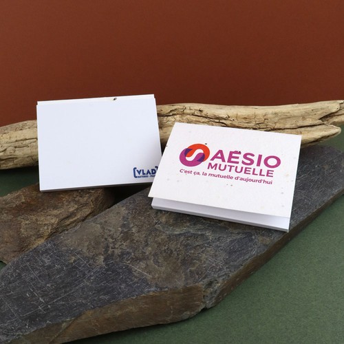 Bloc-note papier graines