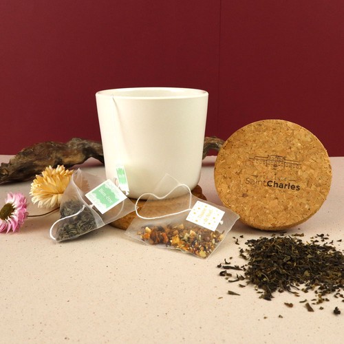 Mug bambou liège collection thés ou tisanes