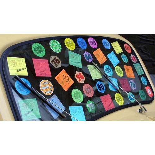 Pastilles autocollantes pare-brise