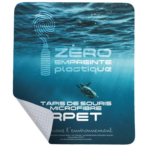TAPIS DE SOURIS MICROFIBRE RPET