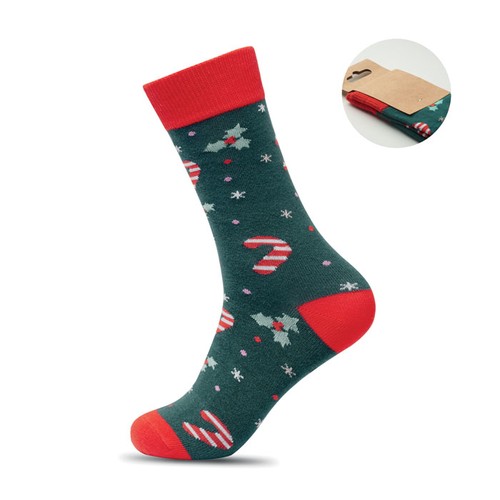 SOC MEDIUM Paire de chaussettes Noël M