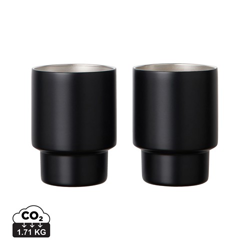 Vinga of Sweden - VINGA Set de 2 tasses en acier RCS Nagano