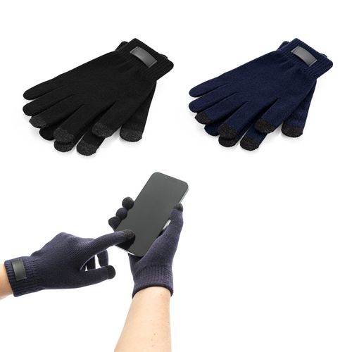 hi!dea - BURROW. Gants en polyester recyclé (100% rPET), avec embouts tactiles