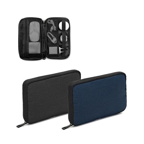 hi!dea - Newcastle BAG. Sacoche en polyester recyclé haute densité 600D avec compartiment principal spacieux pour les accessoires technologiques