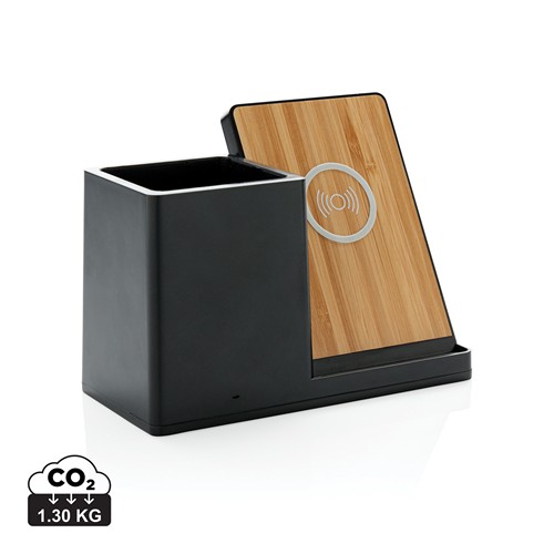 XD Xclusive - Chargeur 10W avec porte-stylo en ABS recyclé RCS Ontario