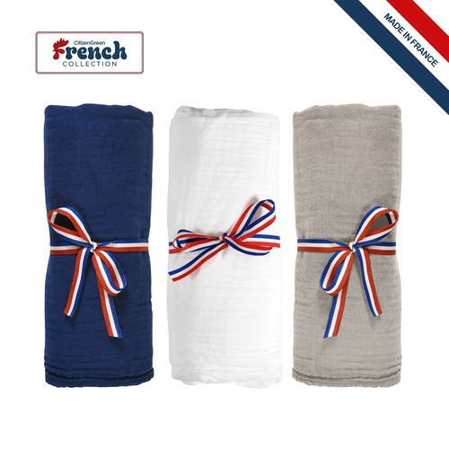 French Collection by CG STOCK - Chèche coton 110g MORGAN