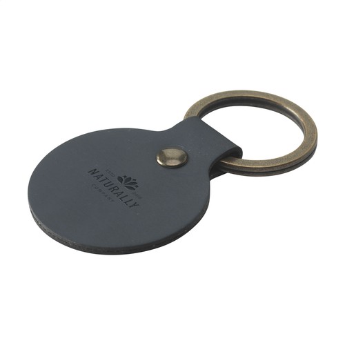 Made Out Of - Recycled Leather Keyring Round porte-clés