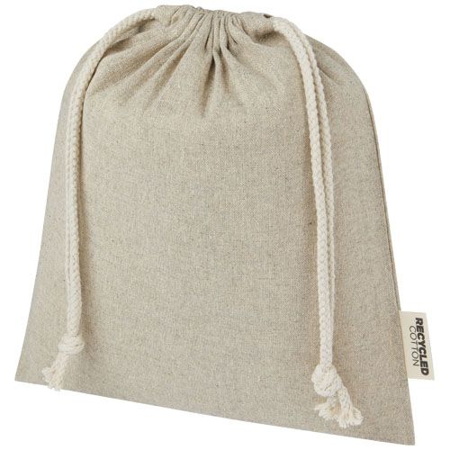 Sac cadeau moyen Pheebs en coton recyclé GRS 150 g/m² de 1,5 L