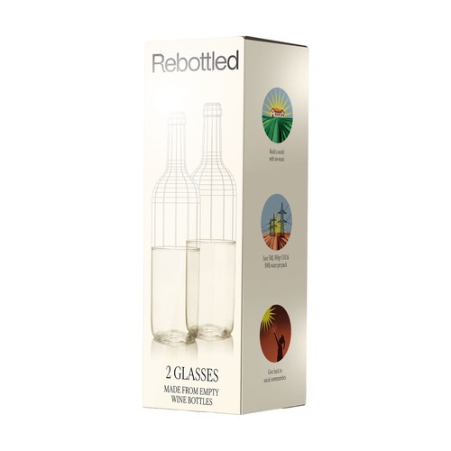 Rebottled - Rebottled® Tumbler 2-pack verres