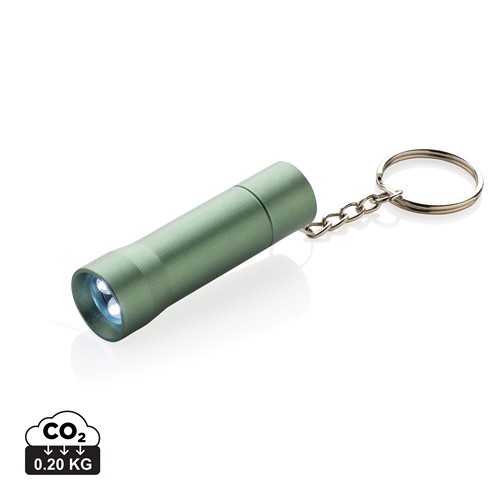 XD Collection - Porte-clés torche en aluminium recyclé RCS Flash